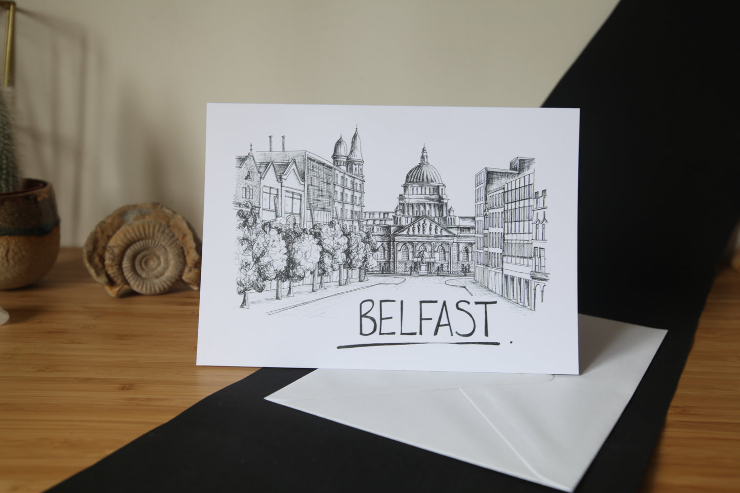 Belfast Skyline Greetings Card