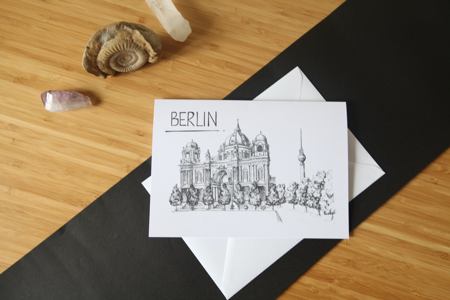 Berlin Skyline Greetings Card