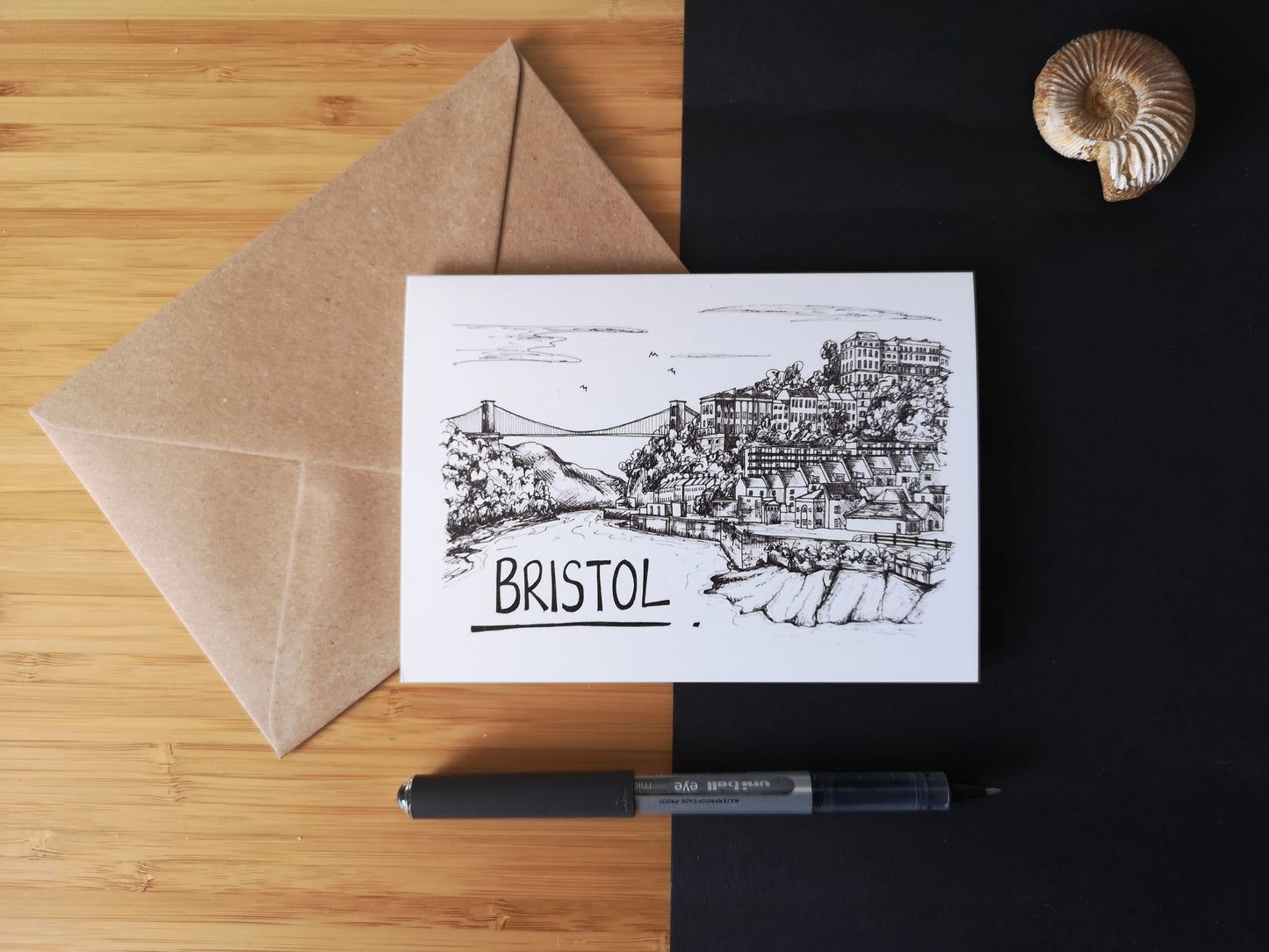 Bristol Skyline Greetings Card