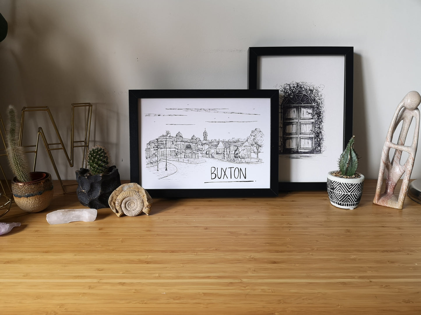 Buxton Skyline Art Print