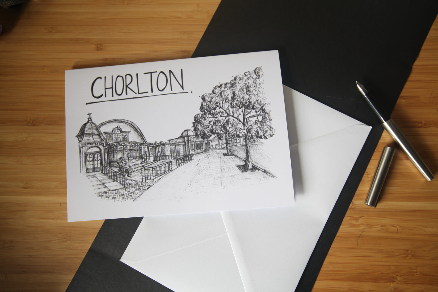 Chorlton Skyline Greetings Card