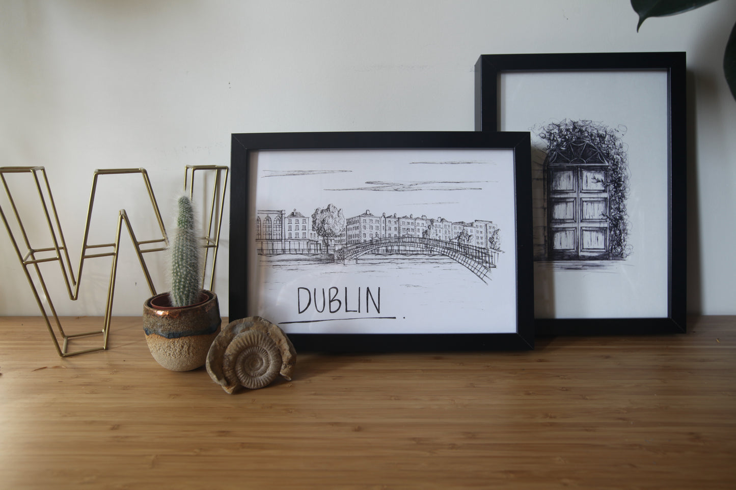 Dublin Skyline Art Print