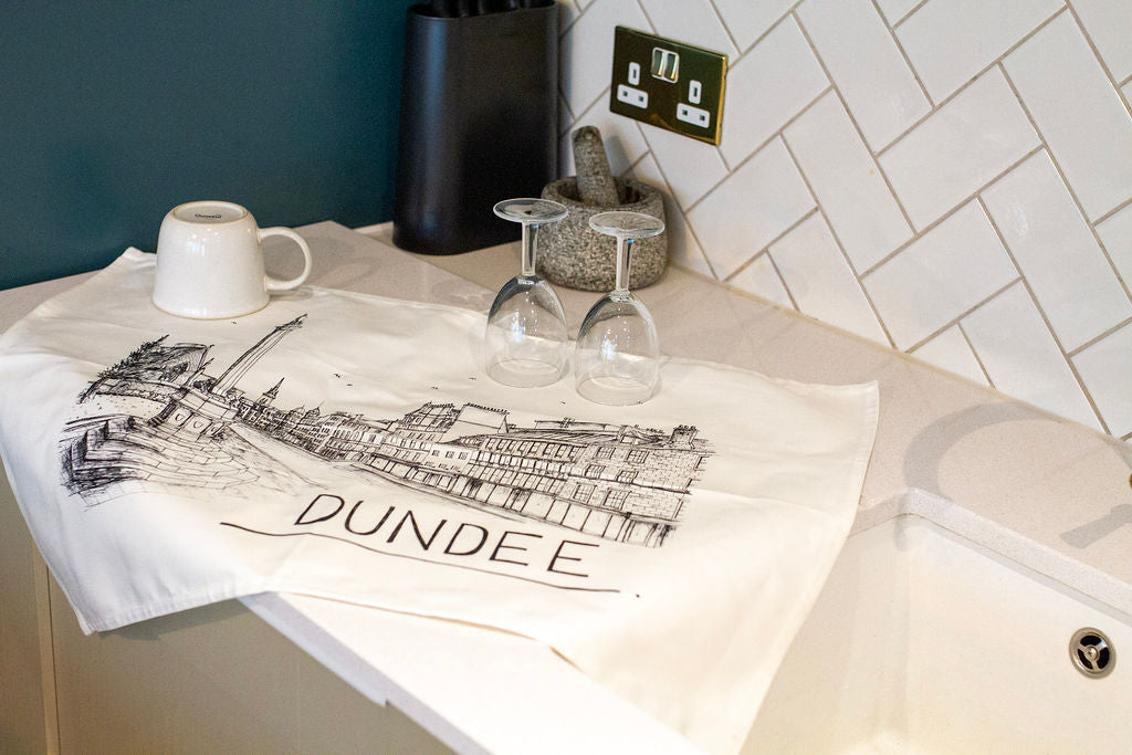 Dundee Skyline Tea Towel