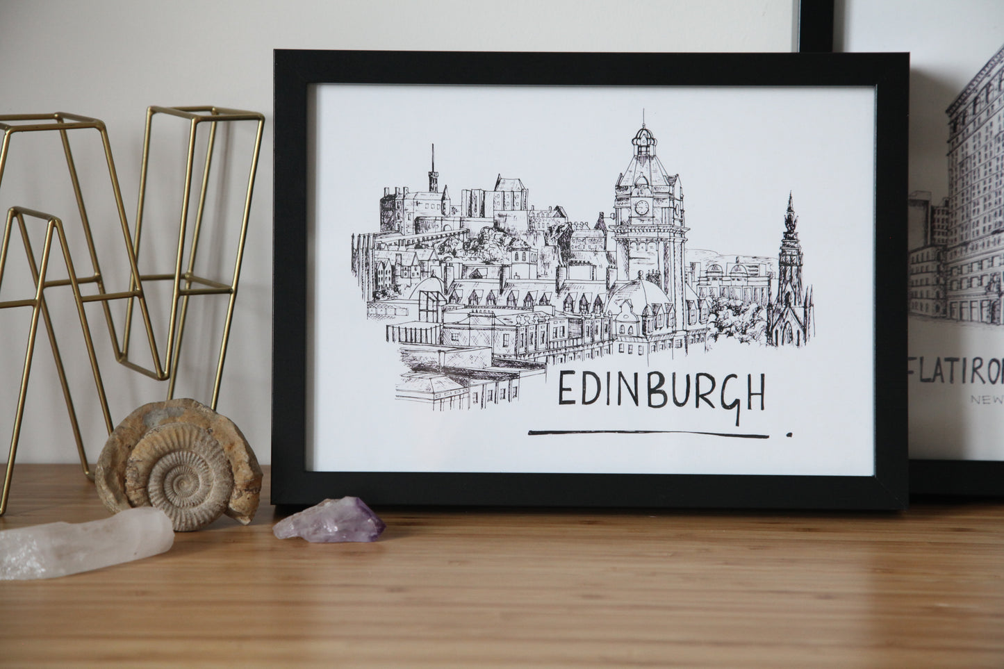 Edinburgh Skyline Art Print