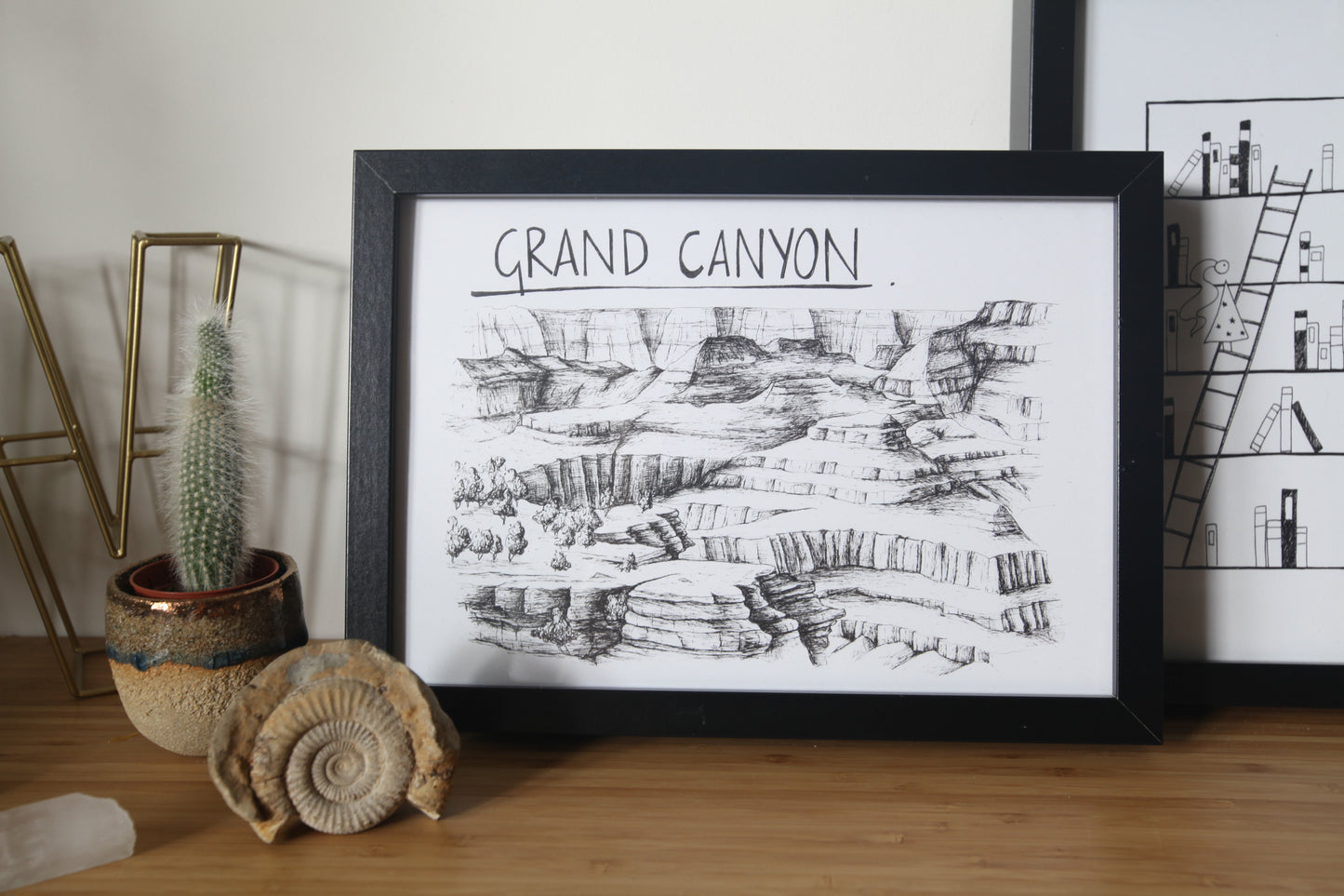 Grand Canyon Skyline Art Print