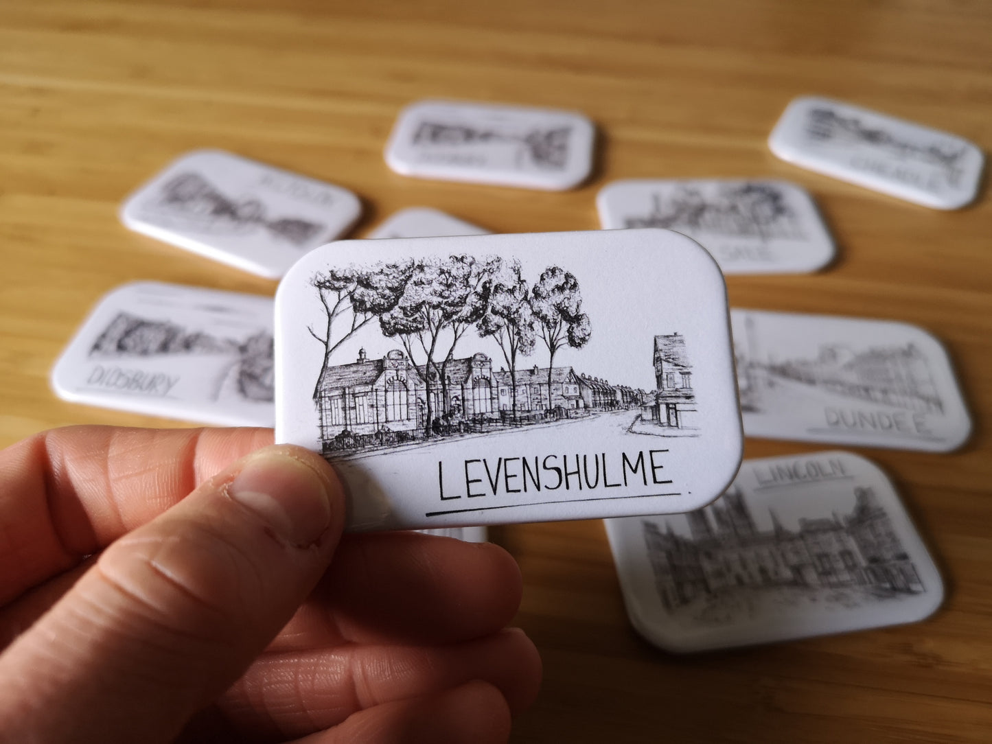 Levenshulme Skyline Souvenir Magnet