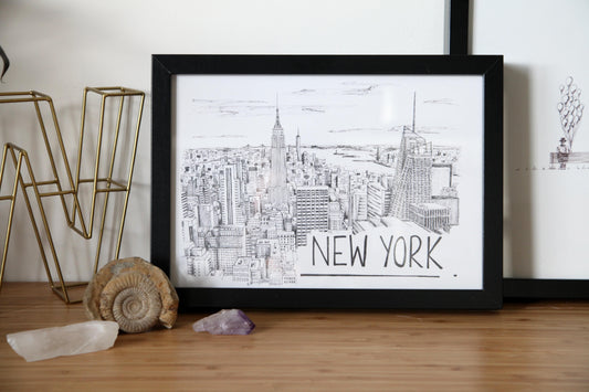 New York Skyline Art Print