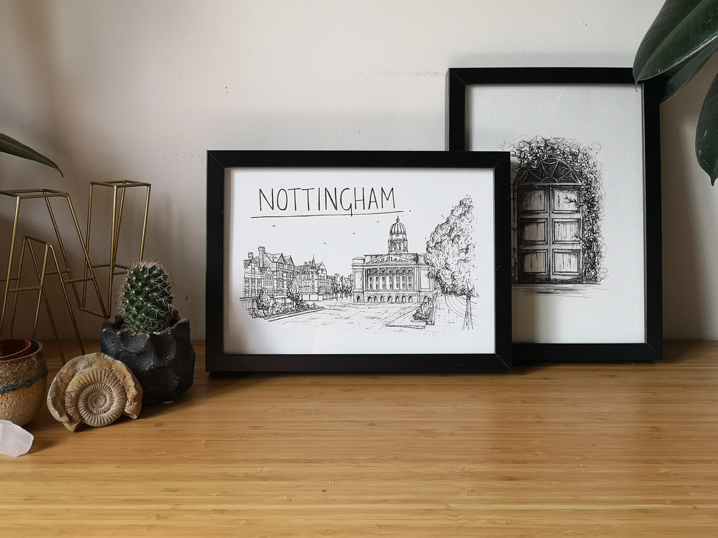 Nottingham Skyline Art Print