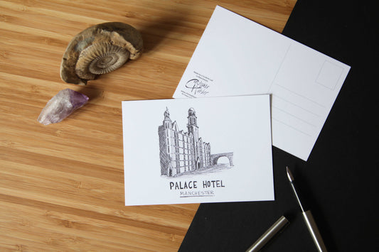 Manchester Palace Hotel Postcard