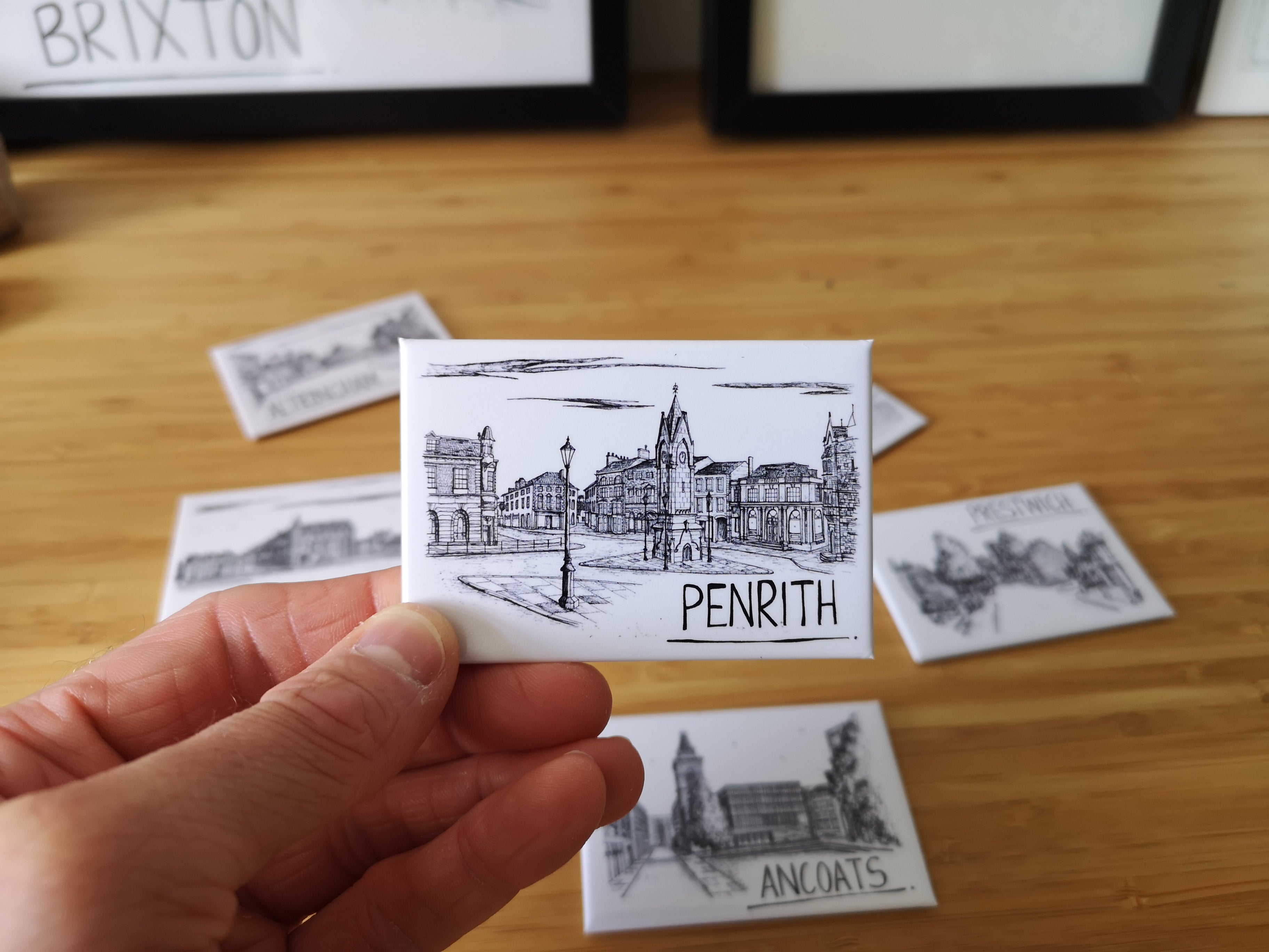 Penrith Skyline Souvenir Magnet – Christopher Walster