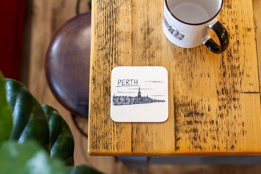 Perth Skyline Drinks Coaster