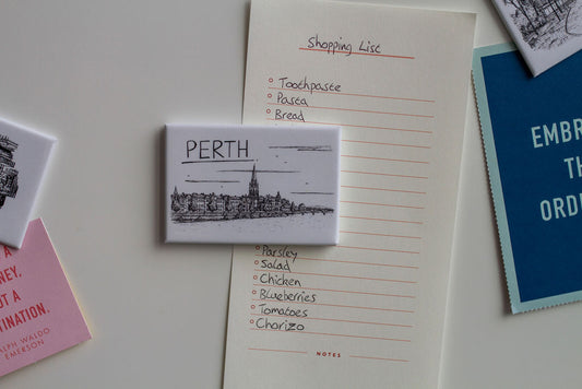 Perth Skyline Souvenir Magnet