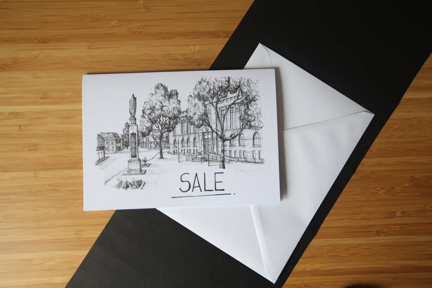 Sale Skyline Greetings Card