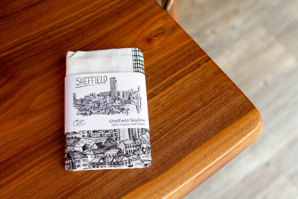 Sheffield Skyline Tea Towel