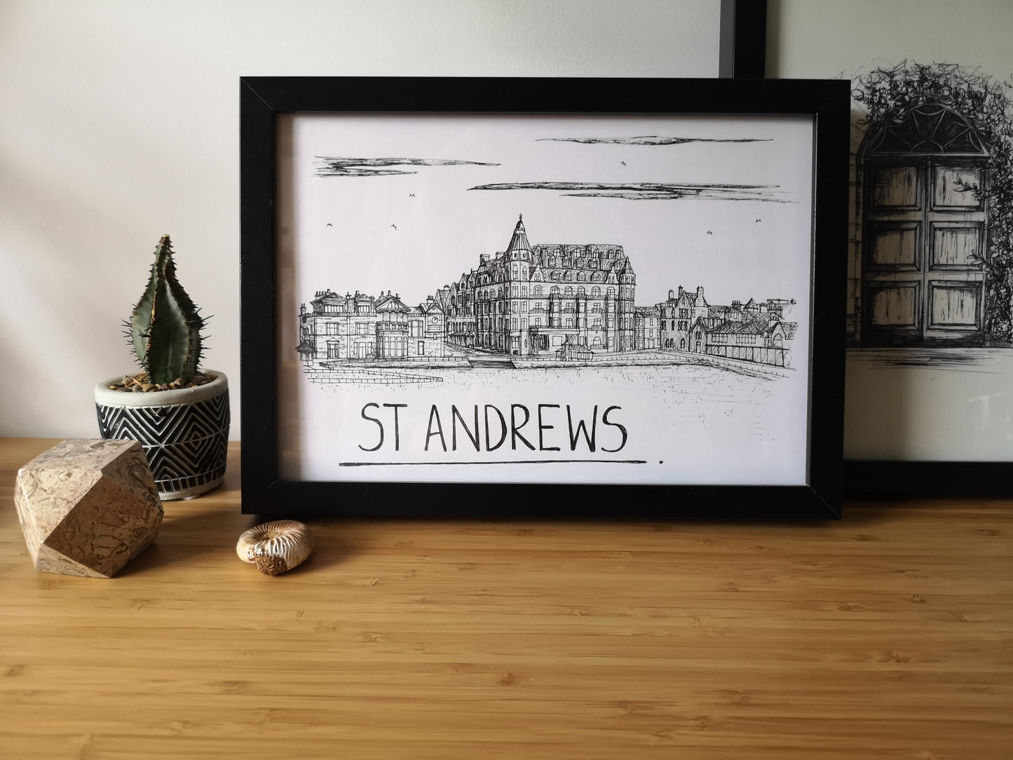 St Andrews Skyline Art Print