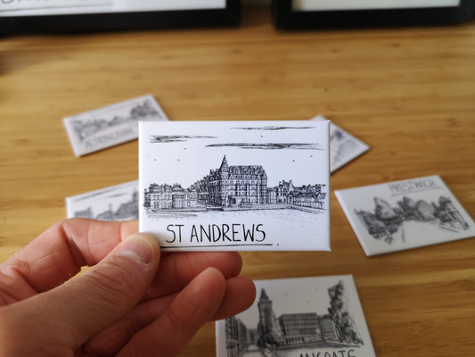 St Andrews Skyline Souvenir Magnet