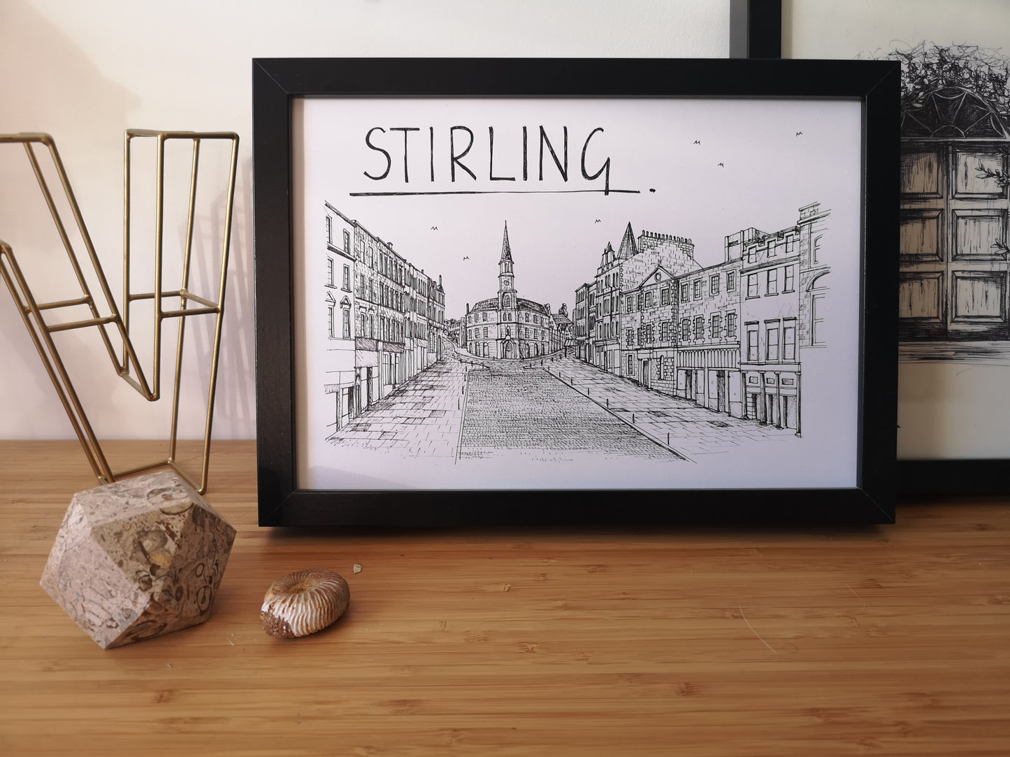 Stirling Skyline Art Print