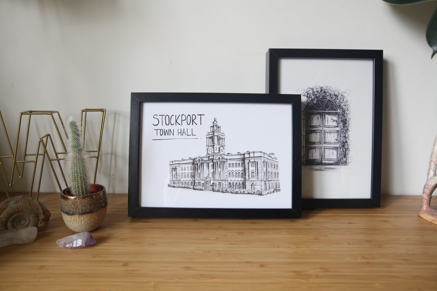 Stockport Town Hall Art Print