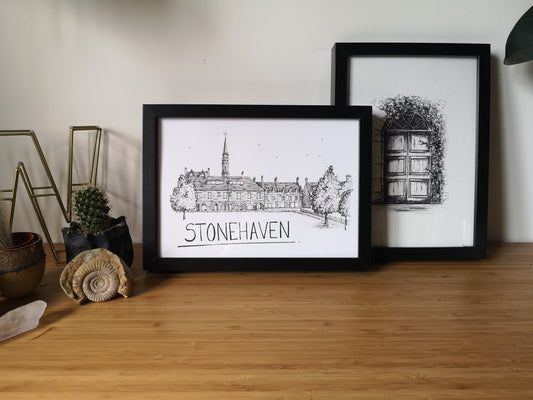 Stonehaven Skyline Art Print