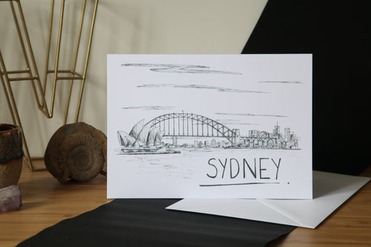 Sydney Skyline Greetings Card