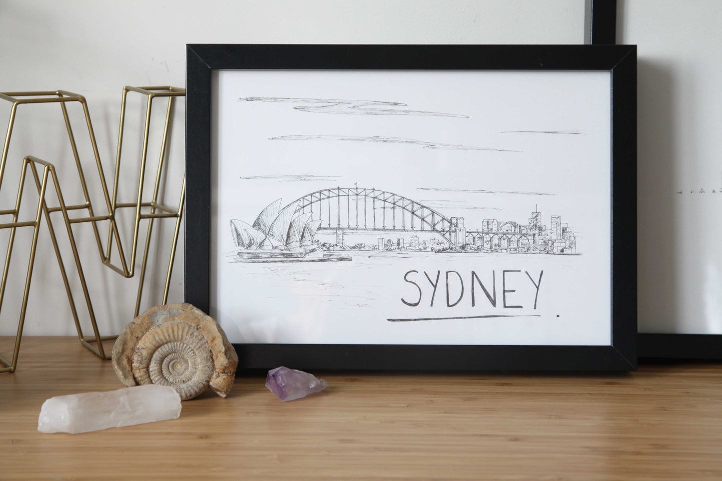 Sydney Skyline Art Print