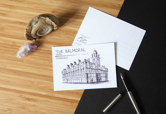Balmoral Hotel, Edinburgh Postcard