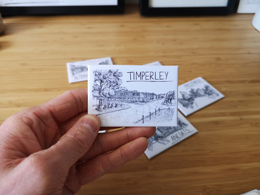 Timperley Skyline Souvenir Magnet