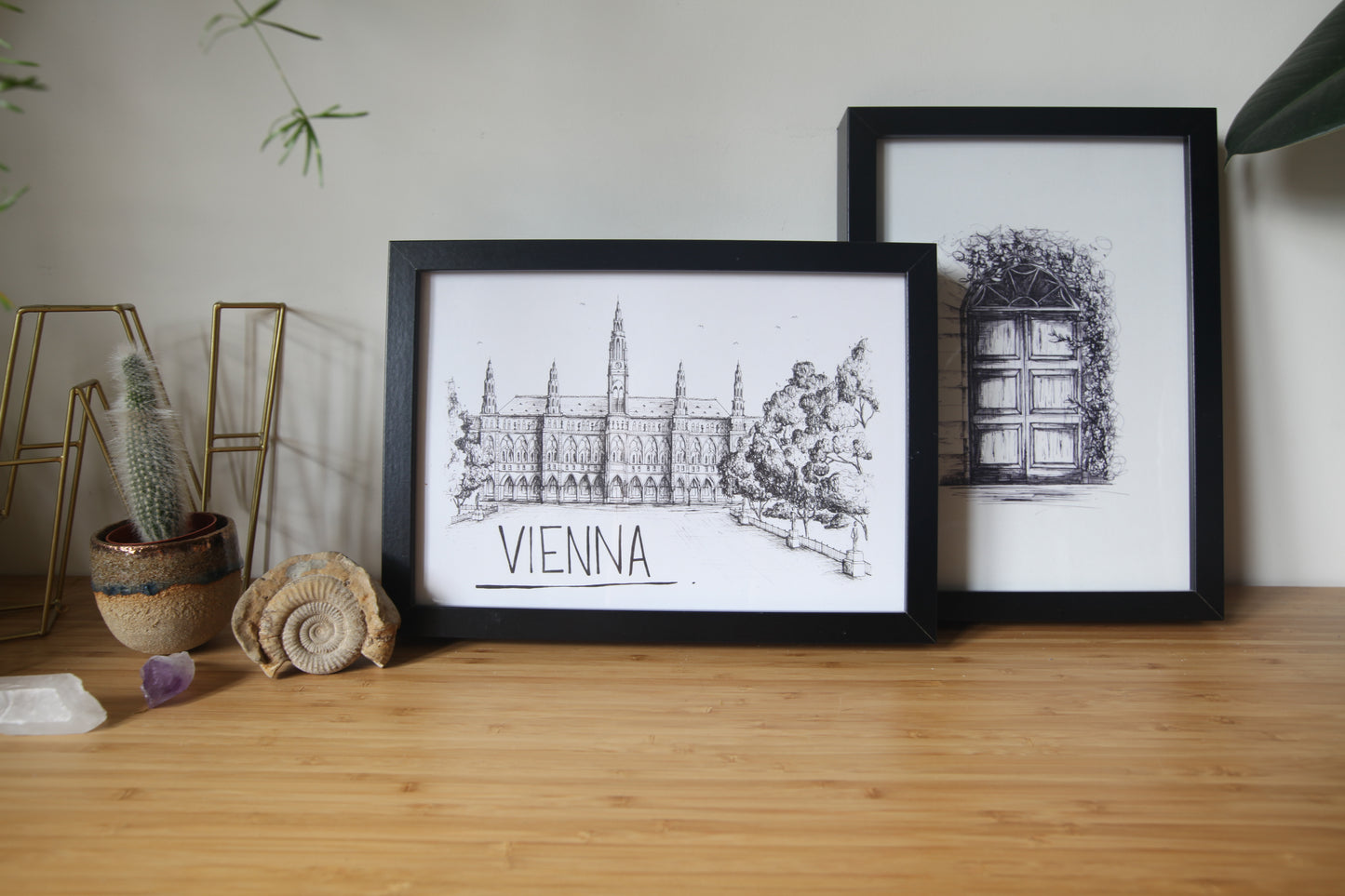 Vienna Skyline Art Print