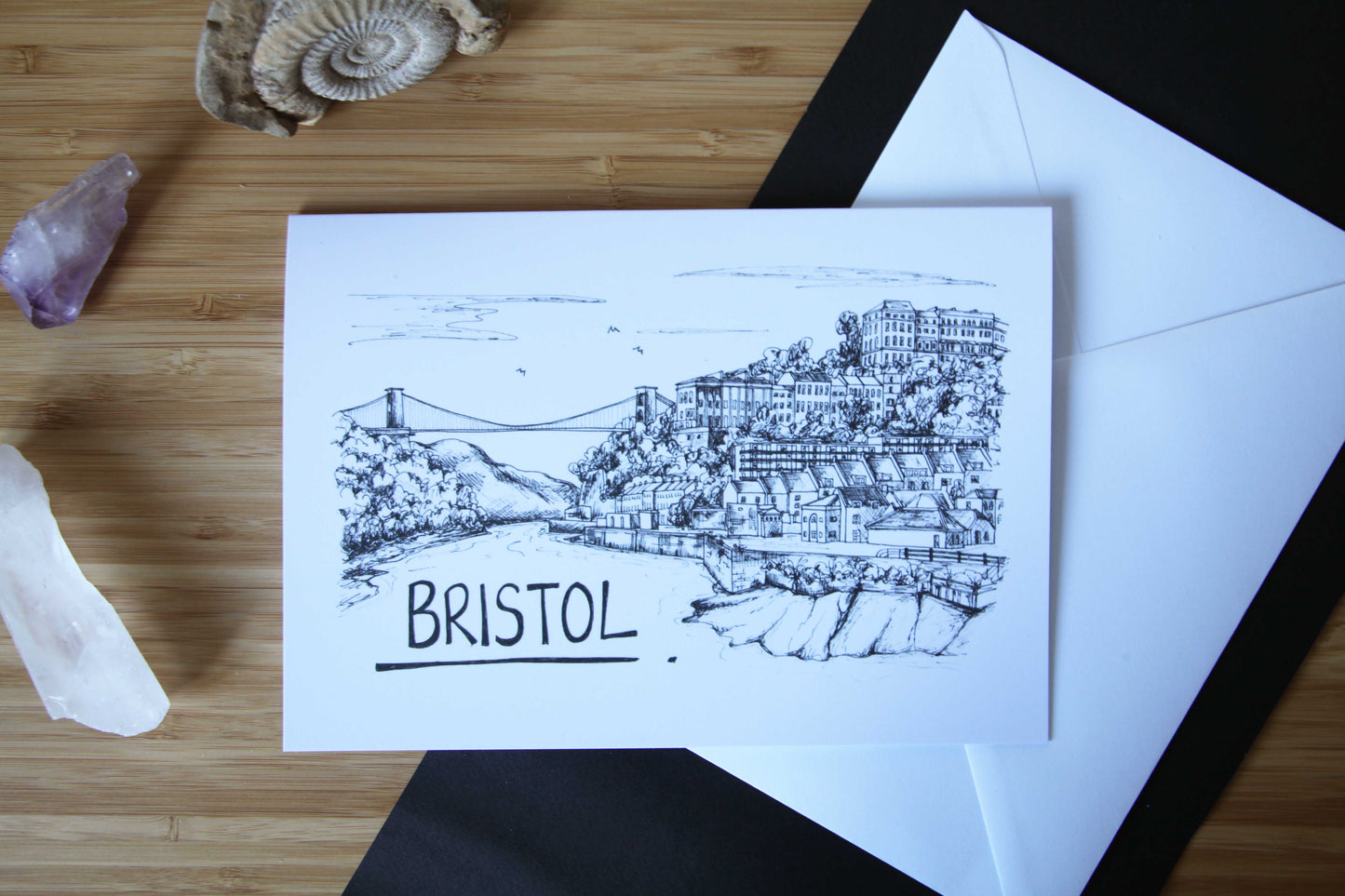 Bristol Skyline Greetings Card