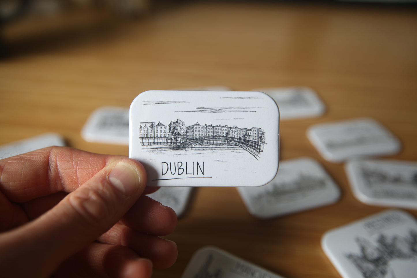 Dublin Skyline Souvenir Magnet
