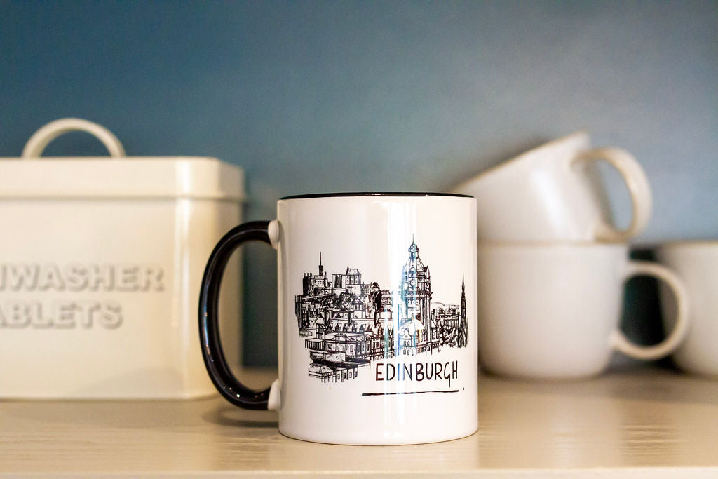 Edinburgh Skyline Drinks Mug