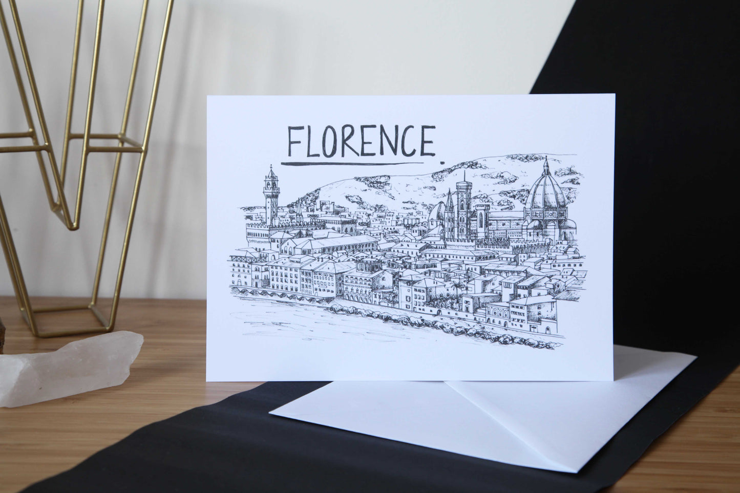 Florence Skyline Greetings Card