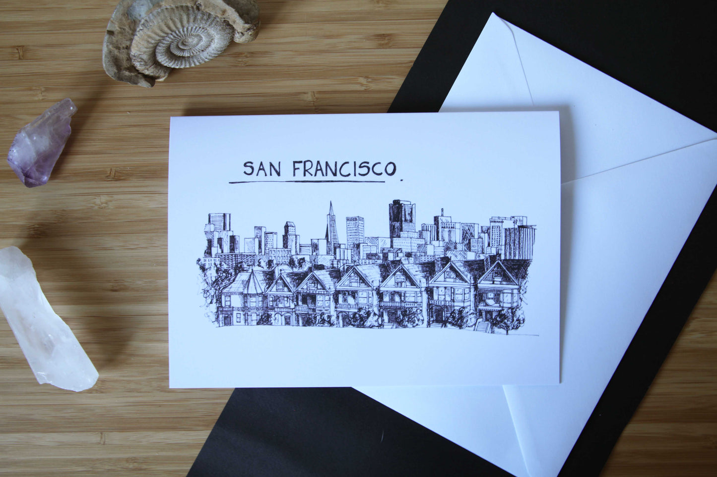 San Francisco Skyline Greetings Card